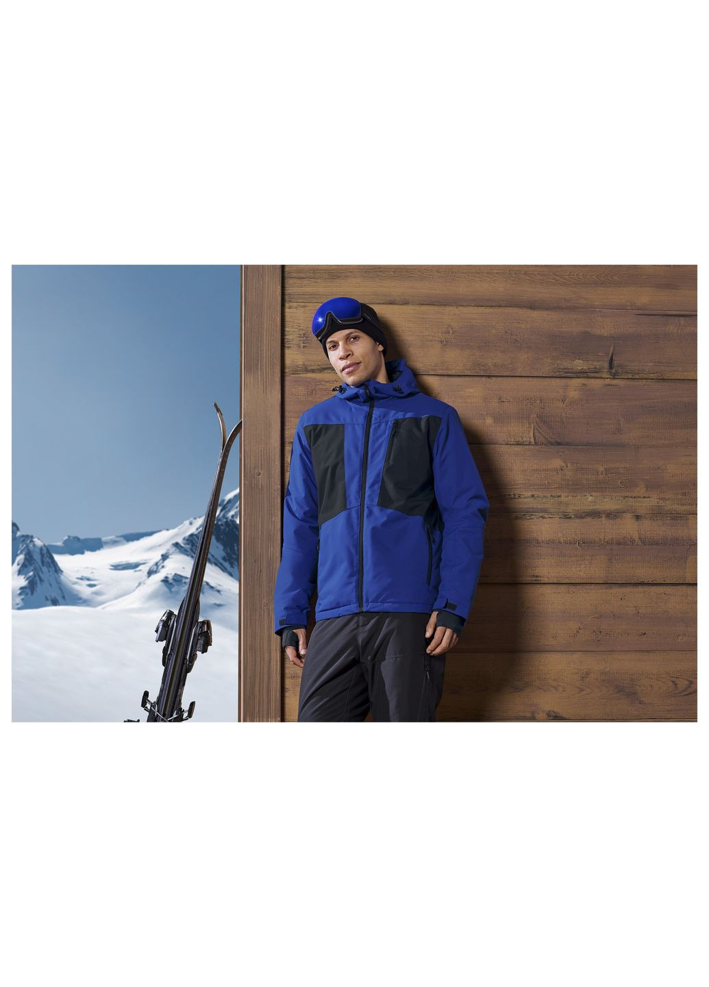 Термо-куртка мембранна (3000мм) для чоловіка THERMOITE® EcoMade 426411 L синій Crivit (283323949)