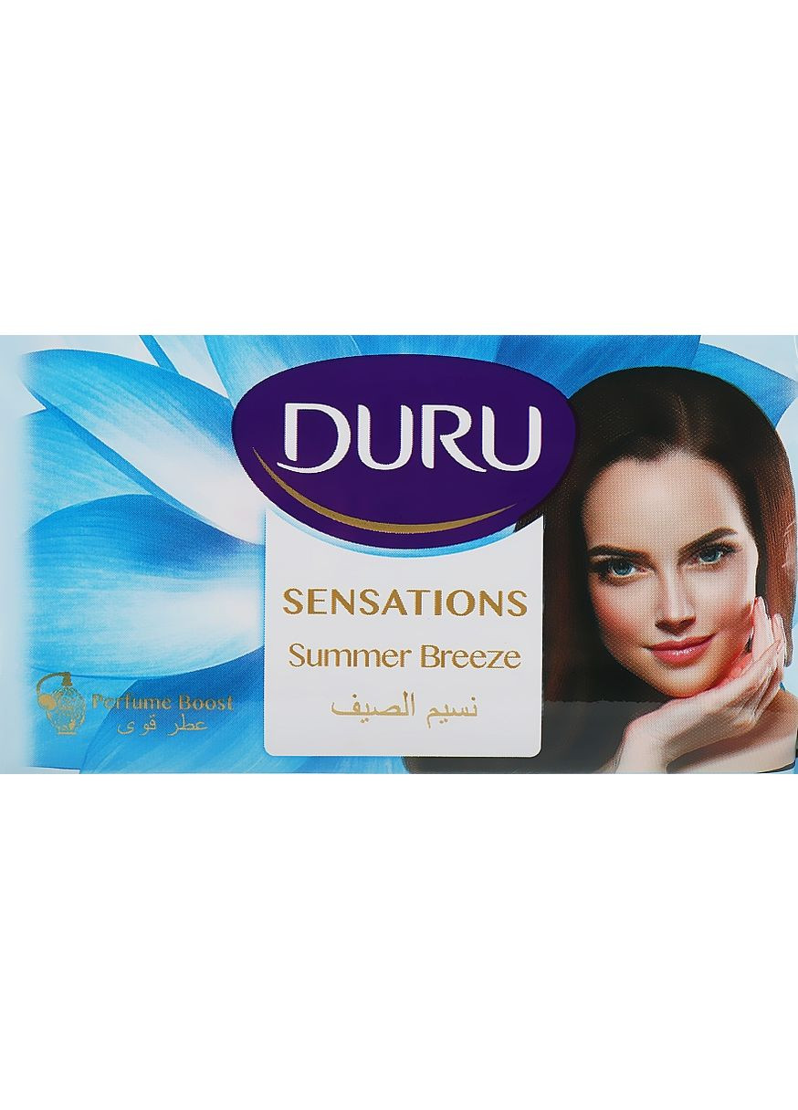 Туалетное мыло "Летний дождь" Sensations 80g (304687-33123) Duru (368617130)