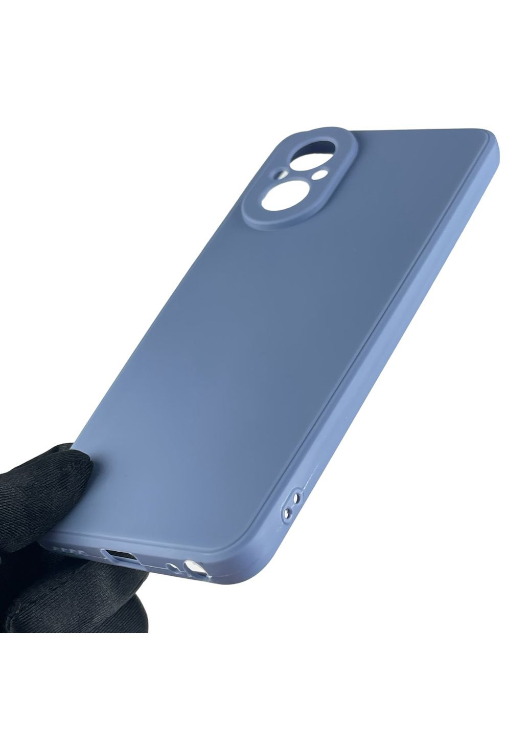 Чехол для C67 противоударный однотонный с квадратными гранями с защитой камеры на реалми с67 синий Realme (366022900)