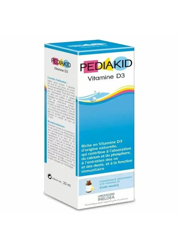 Витамин Д3 для детей Vitamin D3, 20 мл Pediakid (361118838)