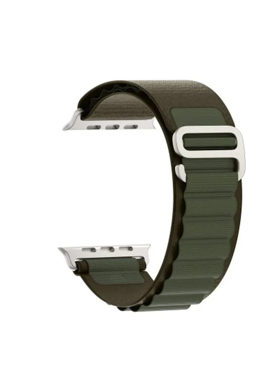Ремінець до смарт-годинника Alpina Band для Apple Watch 49/46/45/44/42 (Series 1-3) Olive (ARM81045) ArmorStandart (401774128)