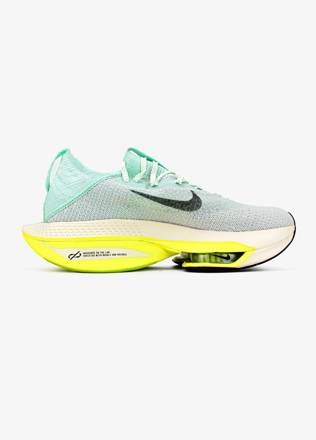 Мятные всесезонные кроссовки мужские nike air zoom alphafly next 2 mint | найк аир зум алфафлай белые No Brand