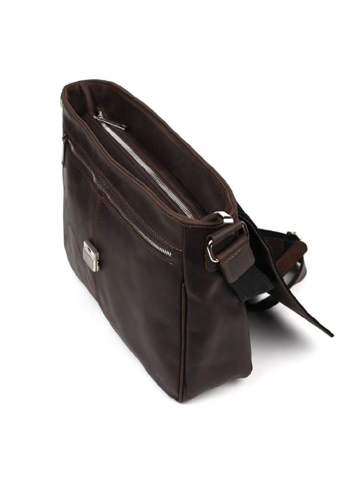 Чоловіча сумка через плече з коричневої крейзі хорс RC-1046-4lx TARWA (329151697)