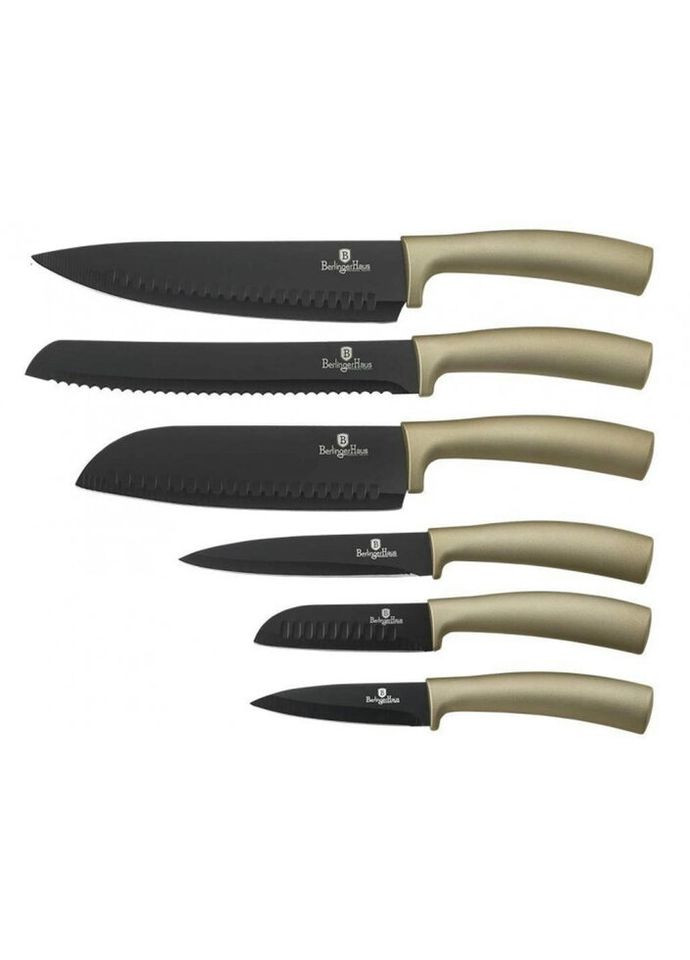 Набор ножей 6 предметов BH-2393-SO Berlinger Haus комбинированные,
