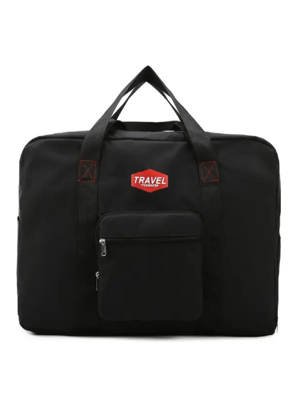 Дорожня сумка трансформер для поїздок подорожей із тканинними ручками 4 штуки 54х40х20 см 43,2 літра (479750-Prob) Чорна Unbranded (323190381)