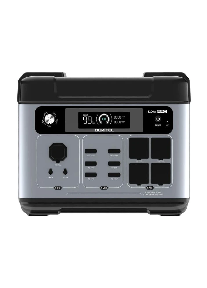 Портативная зарядная станция P2001E PRO 3200W 2048Wh (42-00279) Oukitel (394961631)
