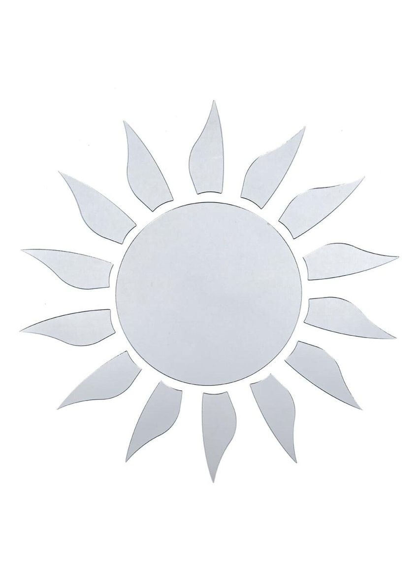 Дзеркальний декор акриловий самоклеючий срібло,15шт love-shopping Sticker Wall (354657437)