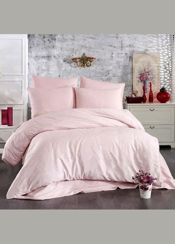 Комплект постельного белья Grazie Home Loven's Pudra сатин люкс 220-200 см Tivolyo Home (321999753)