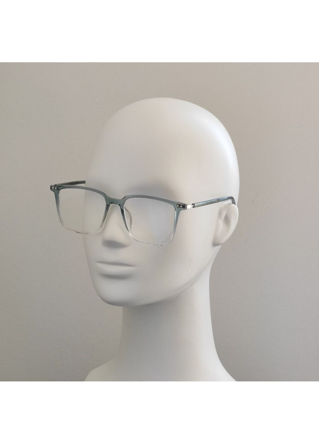 Комп`ютерні окуляри Blue Blocker оправа TR пластик 8881 NN Сіро-Бірюзовий Прозорий Emotions 13056-23 (363131901)