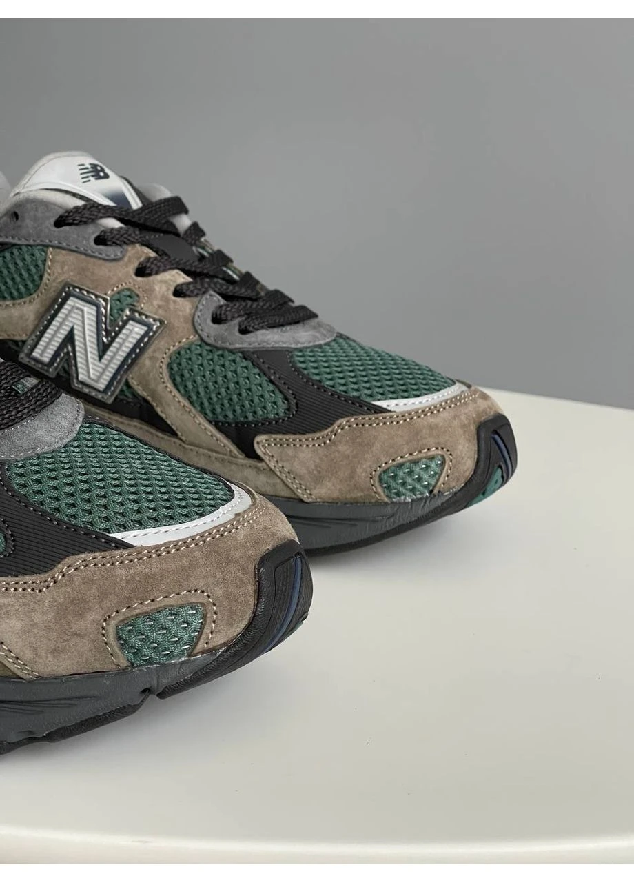 Коричневые демисезонные кроссовки мужские New Balance U 2010 Agy Brown Green | Нью Баланс 2010 Агі