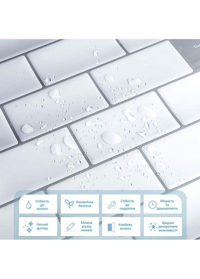 Самоклеющаяся полиуретановая плитка серый кирпич 305х305х1мм StickerWall-SW-00001153 Sticker Wall (369166310)