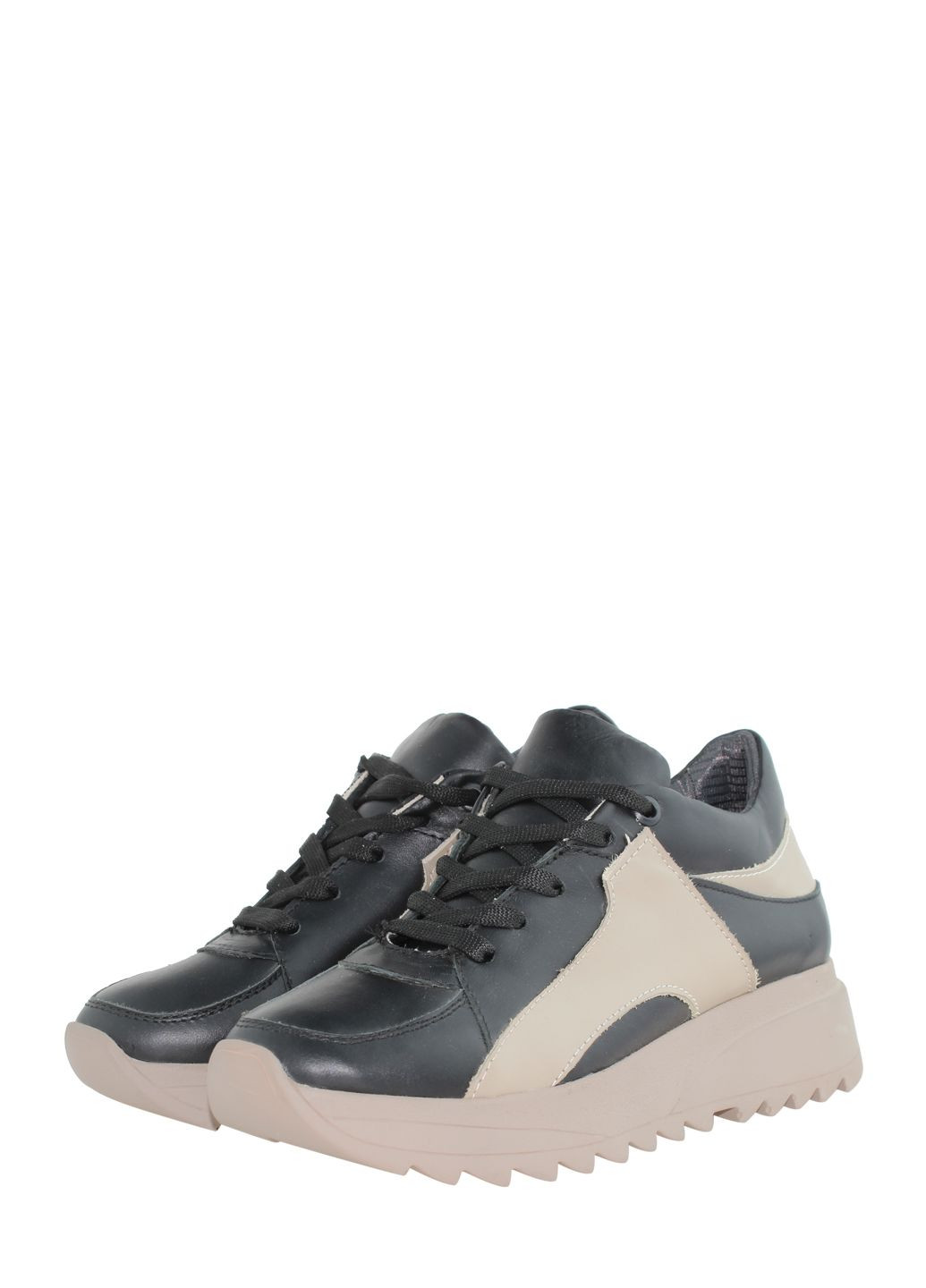 Кроссовки RF121 Черный-бежевый Foletti бежевые демисезоны (317420407)