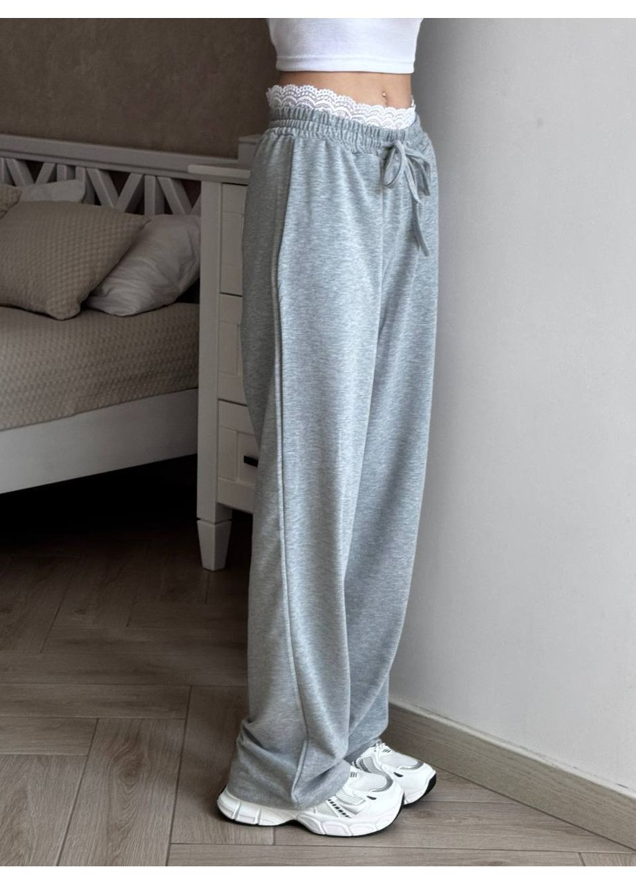 Штаны женские с имитацией кружевного белья Style Point (362210259)