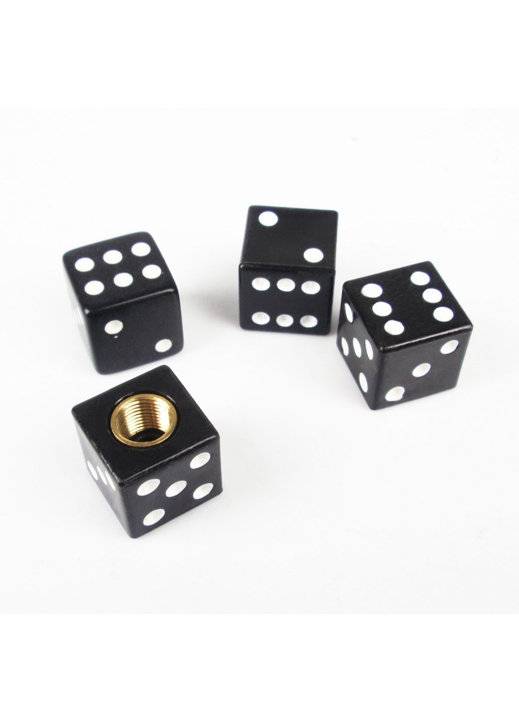 Ковпачки гральні кубики на ніпель авто вело мото, шредер (schrader) 2 шт. China (366874463)