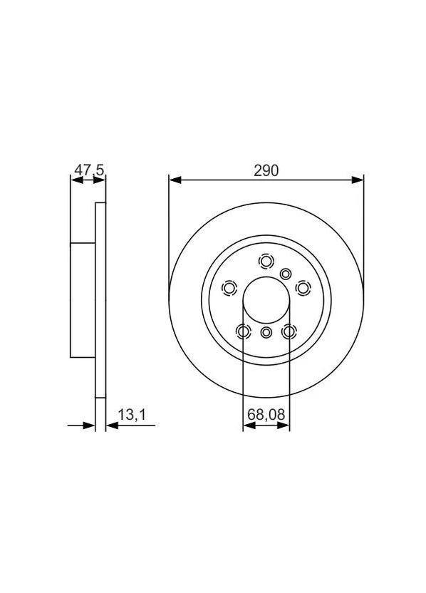 Гальмівний диск Bosch (390278776)