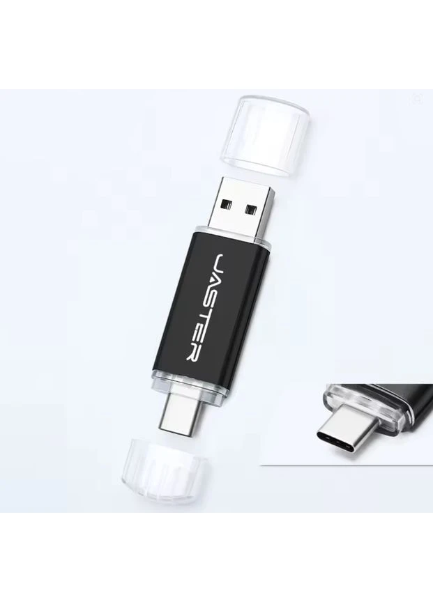 Флешка Plain 128Gb OTG USB Flash Drive Type-C Blue Jaster (297869036)
