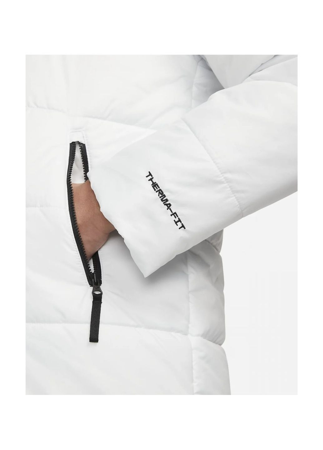 Біла куртка жіноча w nsw syn tf rpl hd parka white dx1798-121 Nike