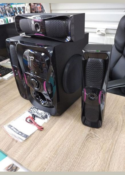 Акустическая система с сабвуфером ZPX-3070 с пультом 60Вт Домашний музыкальный комплект Черный Ailang (335807014)