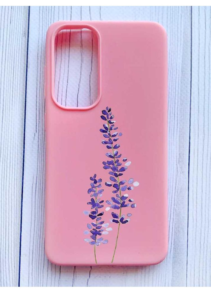 Матовый чехол на Samsung Galaxy A35 (A356) Фиолетовые цветы (принт 279) Creative (355396243)