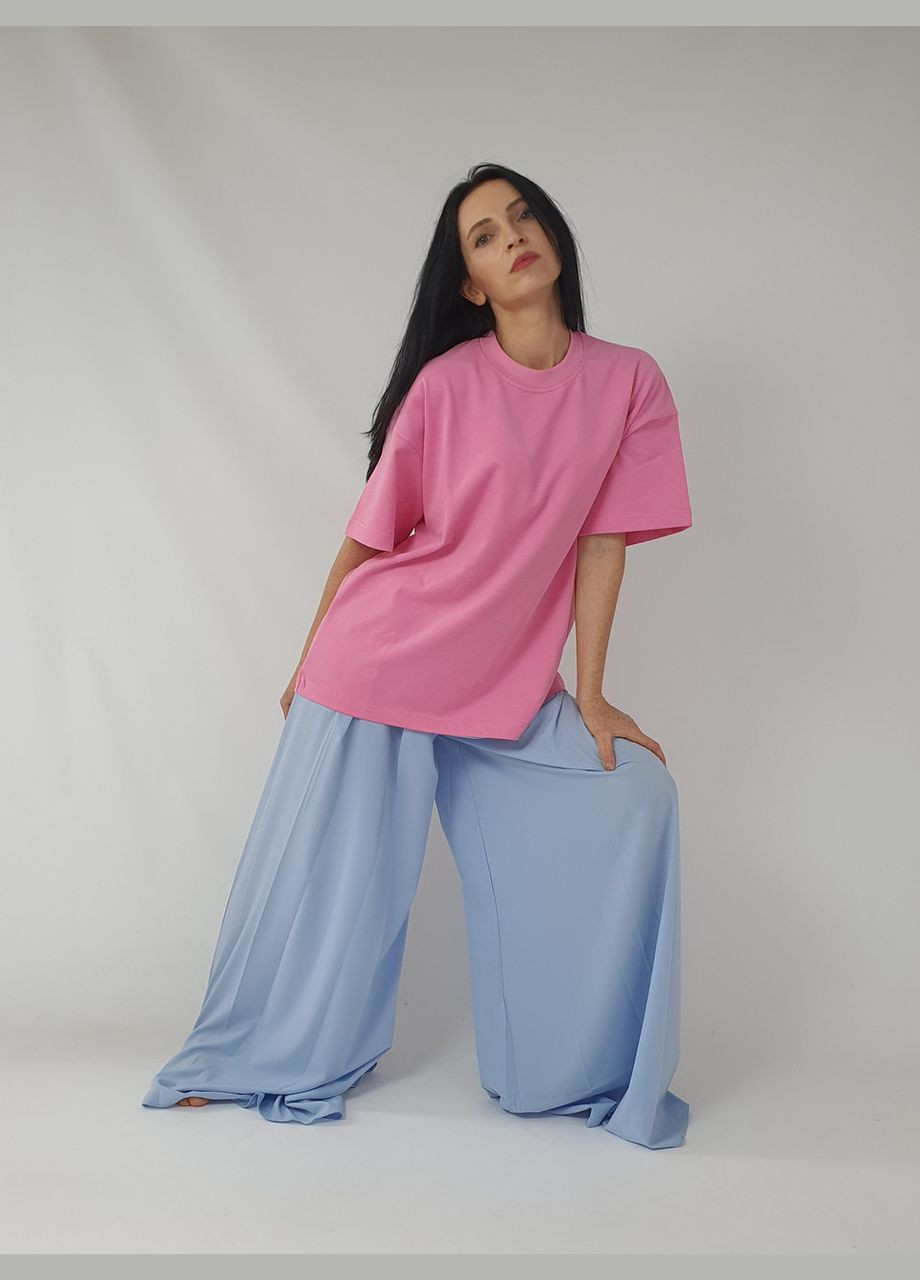 Женская футболка оверсайз плотная с велюр эффектом Venice органический хлопок JUGO Venice OS - (297647820)