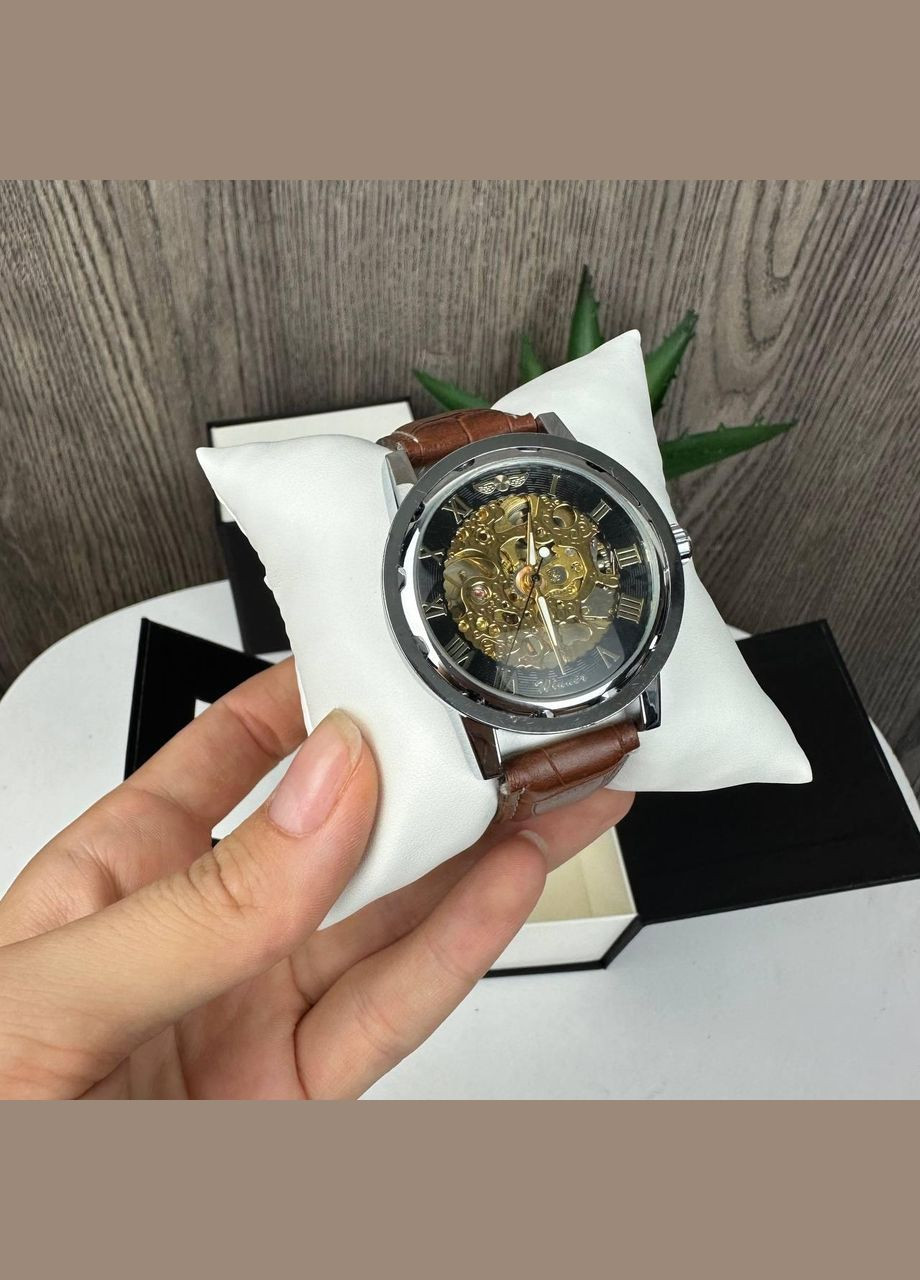 Чоловічий наручний механічний годинник Original Skeleton механіка в коробці Winner (362412077)