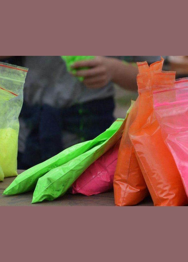 Натуральные безопасные порошковые краски Холи, набор 12 цветов по 50 грамм, Краска Холи No Brand (331738701)