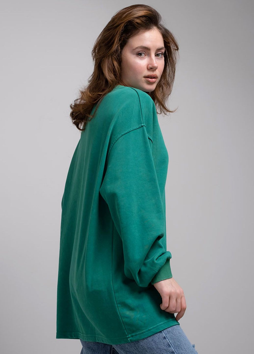 Зелений світшот жіночий 341578 Power (271834577)