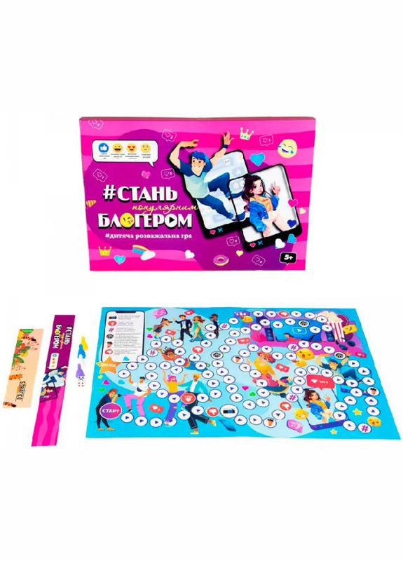 Настольная игра "Стань популярным блоггером" (30399) ( ) Strateg (328944441)