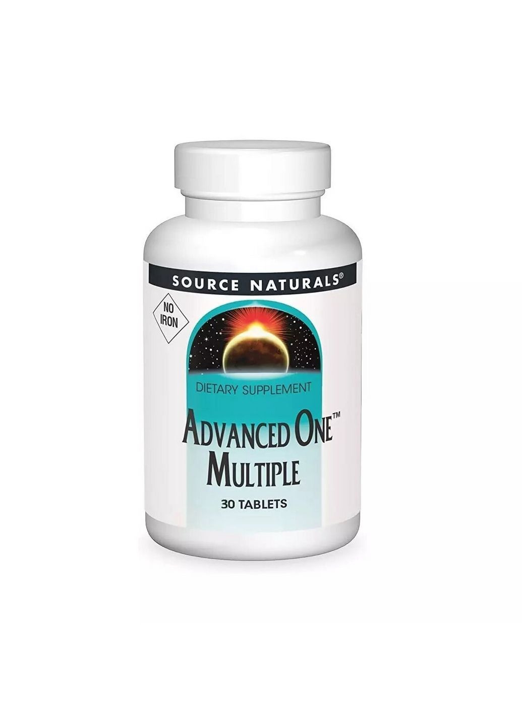 Витамины и минералы Advanced One Multiple No Iron, 30 таблеток Source Naturals (293481306)