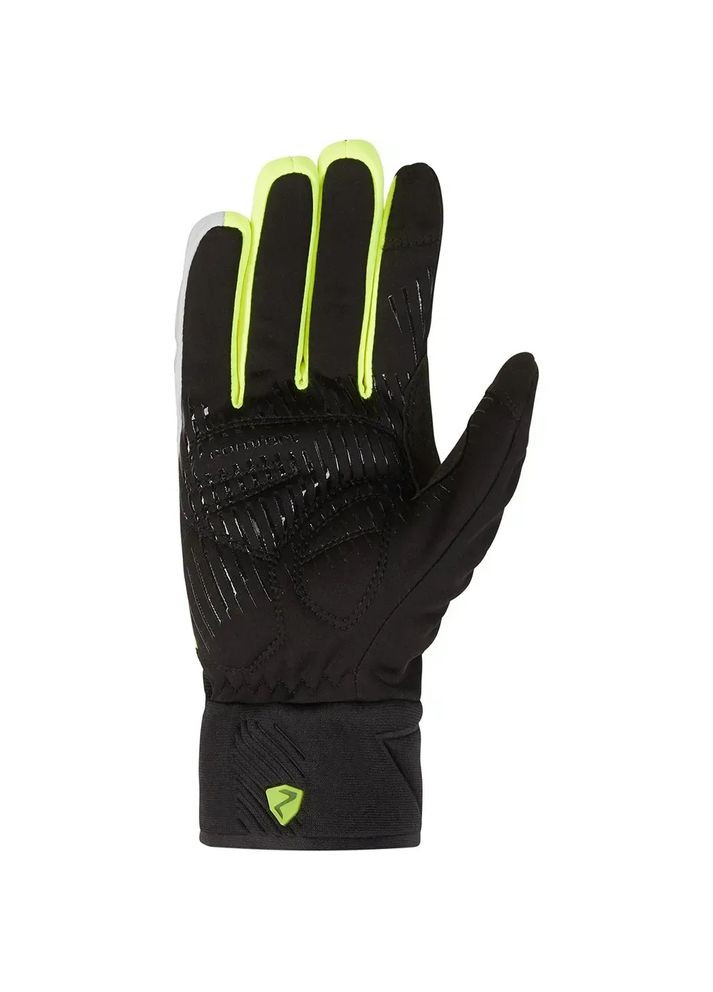 Велорукавички Dirich Touch Чорний-Жовтий Ziener (371807496)