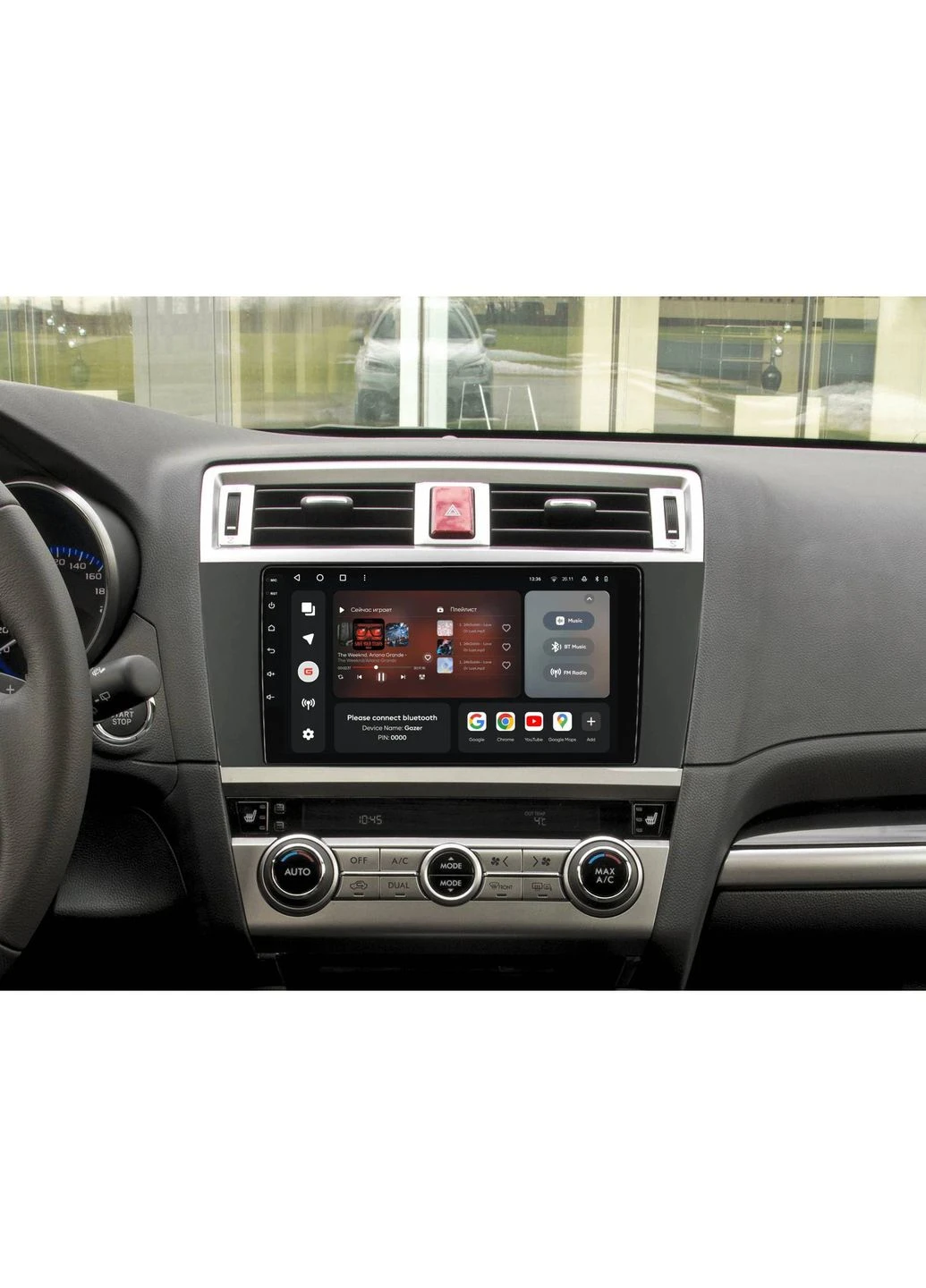 Автомагнітола T6009-BS PRO MAX для Subaru Outback 5 BS 2014-2018 Legacy 6 2014-2017 (44824) Gazer (323090086)