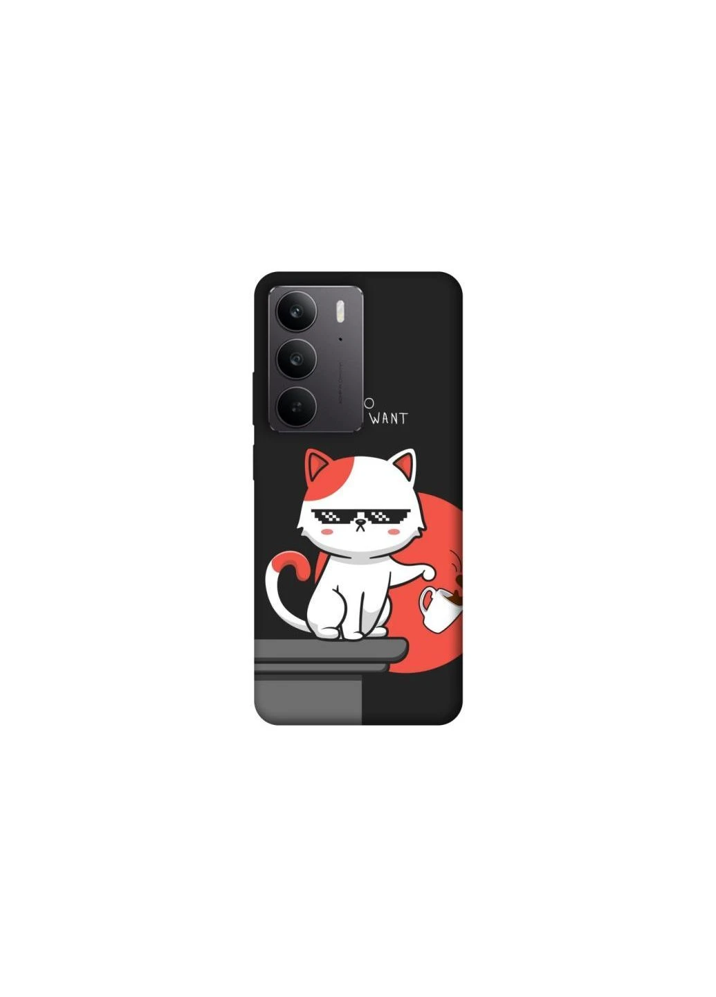 Чехол на Realme C75 I do what i wont Frontalka (384578687)