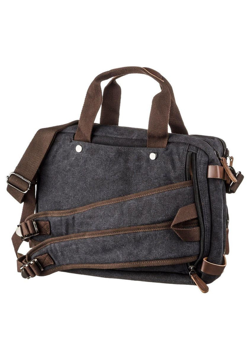 Сумка-трансофрмер текстильна 20144 Чорна Vintage (329150112)