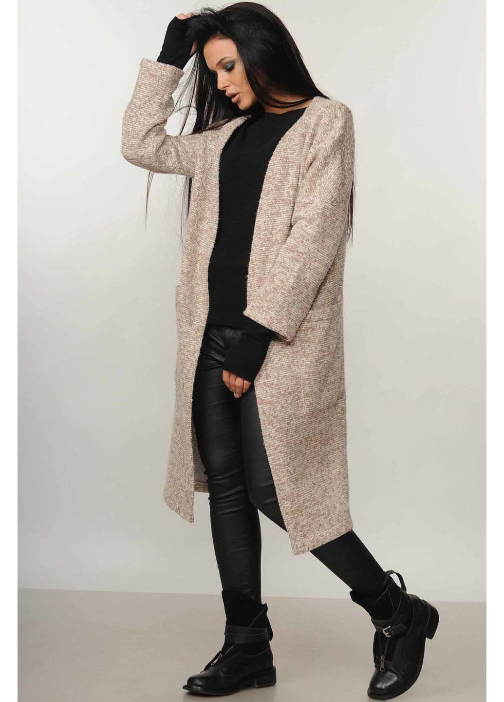 Кофейный демисезонный кардиган Ри Мари