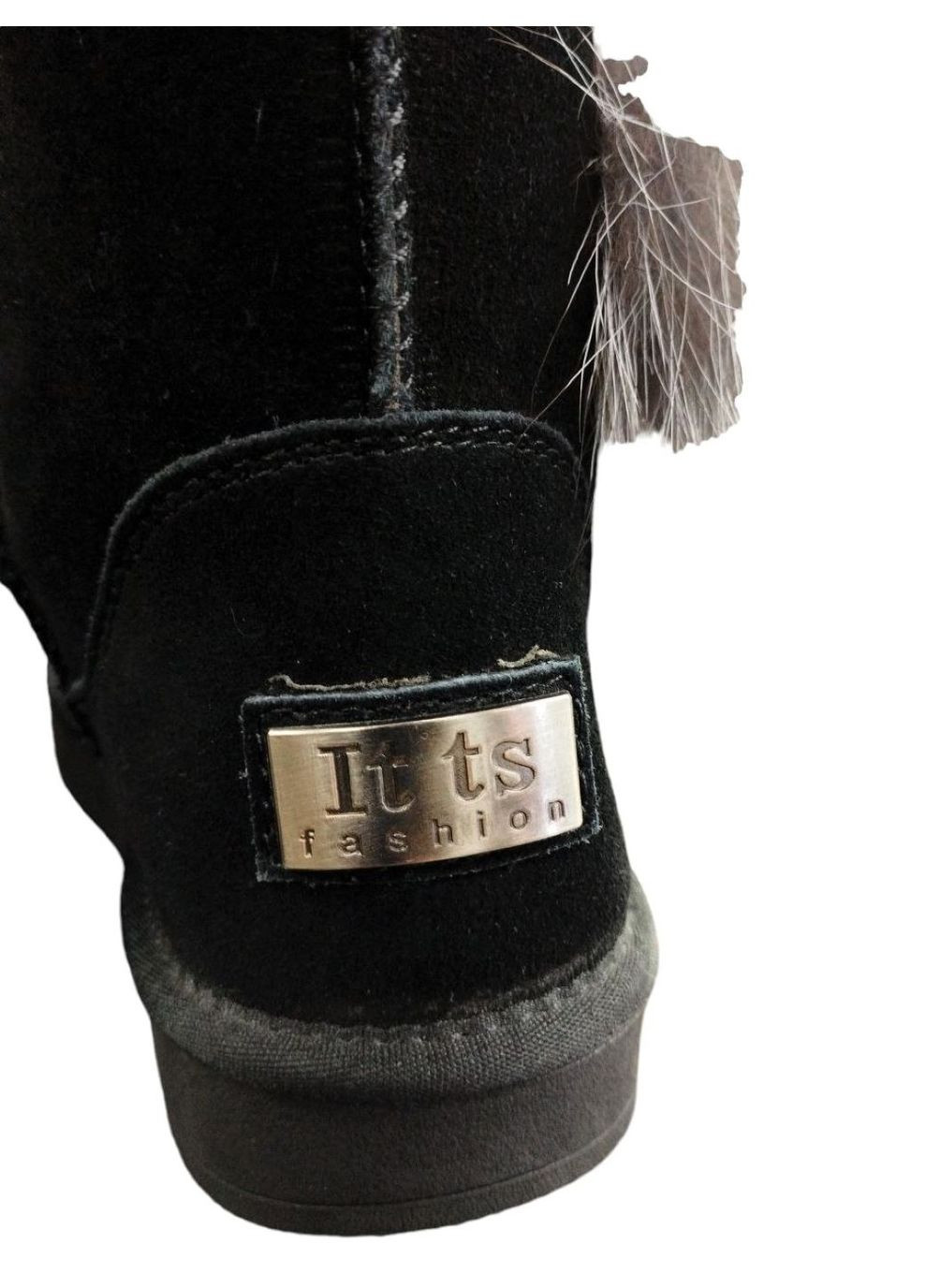 Зимові жіночі уггі - 36 (23,5 см) чорні ITTS 5683 (311504202)