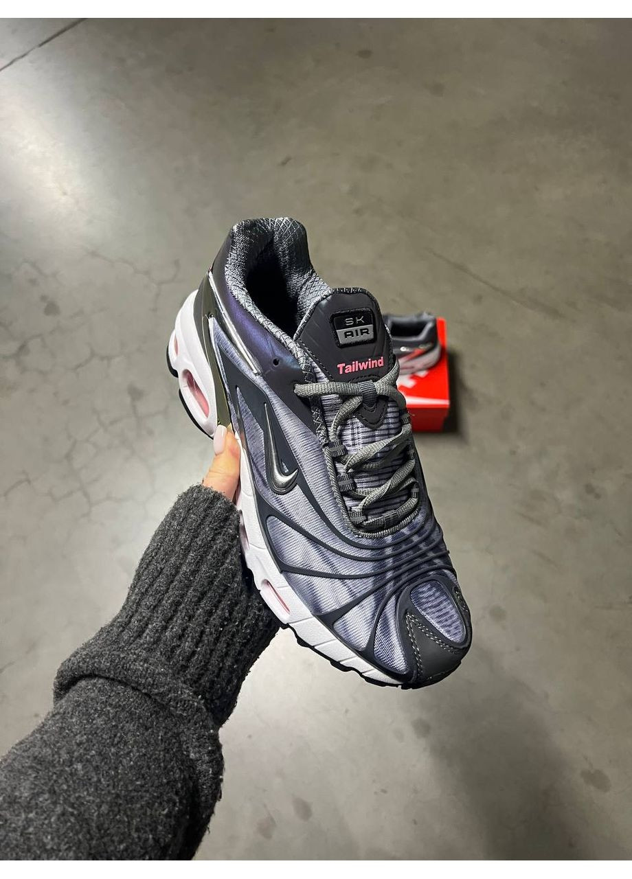 Сірі Осінні кросівки чоловічі nike skepta x air max tailwind grey найк скепта аір макс теілвінд No Brand