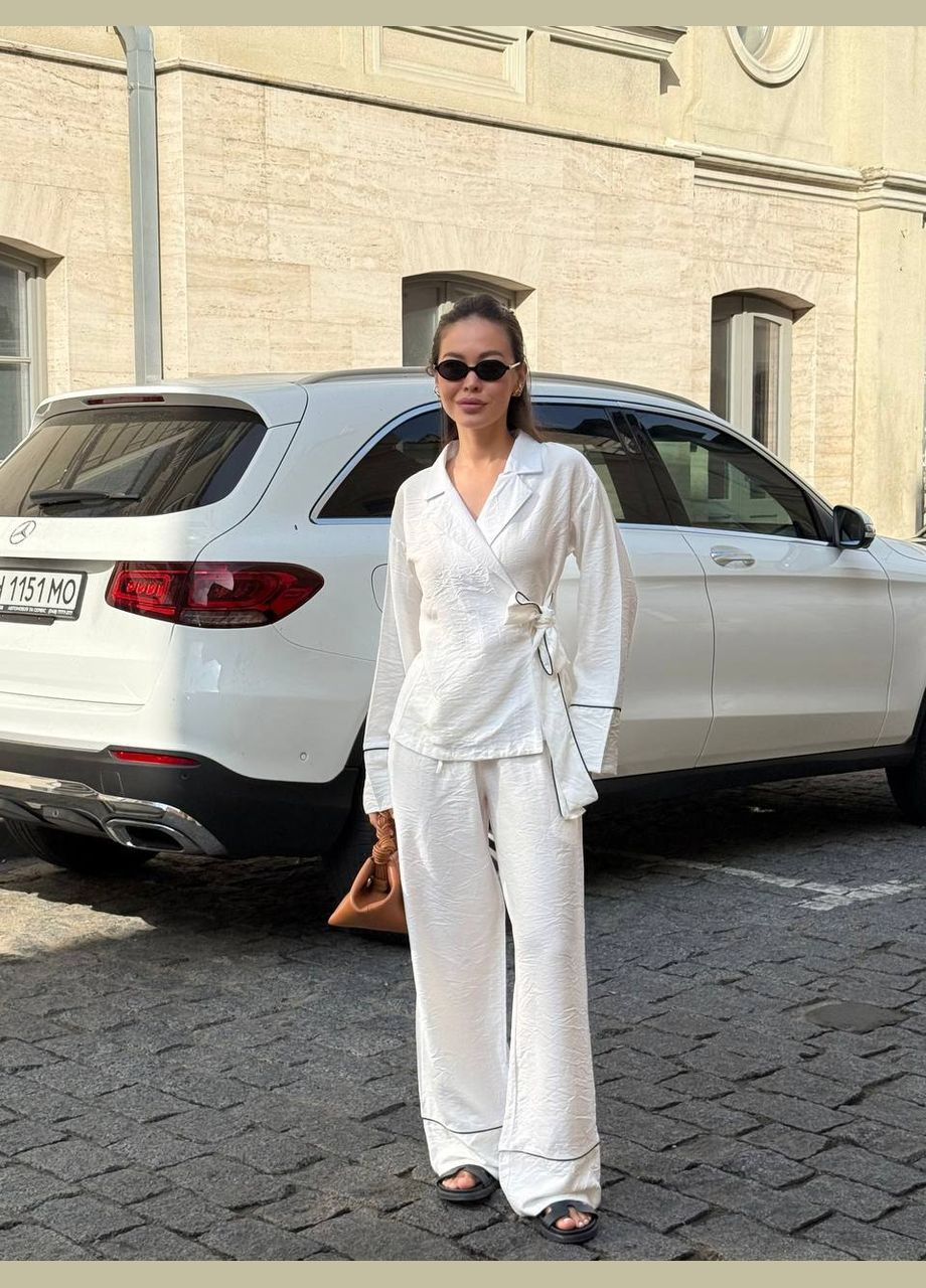 Женский костюм из жатого льна Nositi 1786-13 (344587467)