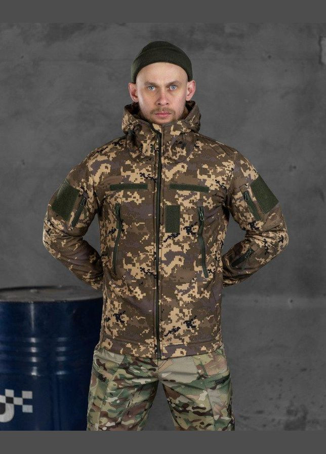 Весняна тактична куртка kord піксель S No Brand (290184671)