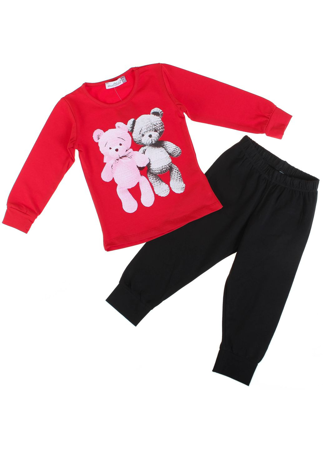 Червона піжама 13278 3 червоний і чорний Matilda