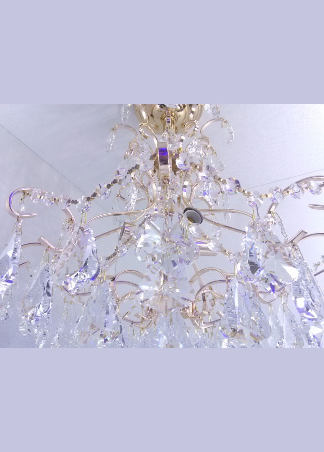 Люстра потолочная хрустальная 25485 Золото 59х49х49 см. Sunnysky (364498019)