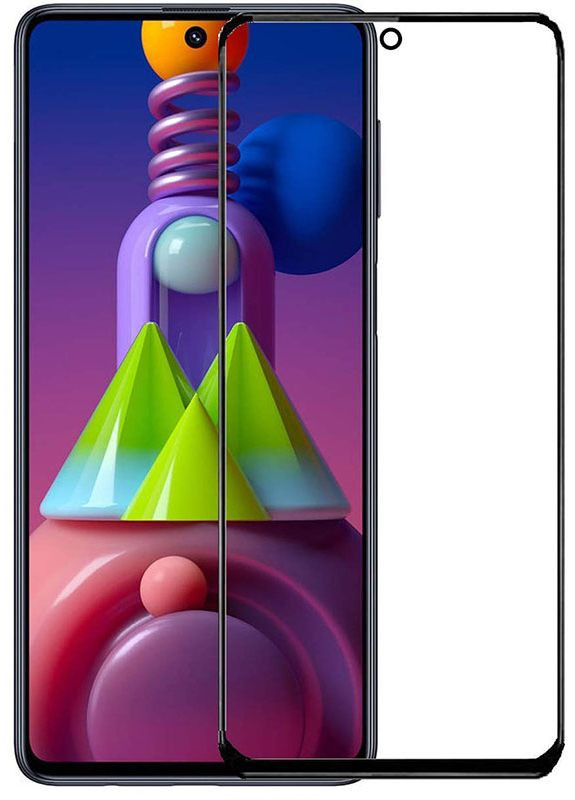 Защитное стекло 9D Ceramics Pmma Glass Samsung Galaxy M62 Black Toto (298993627)