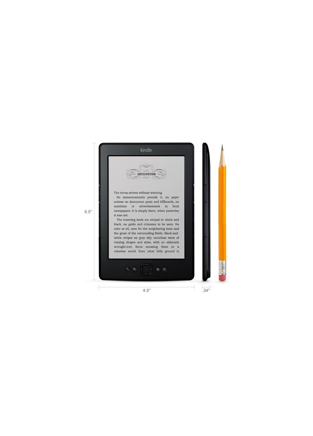 Електронна книга Kindle 5th Gen Black (Refurbished) Amazon (280438629)