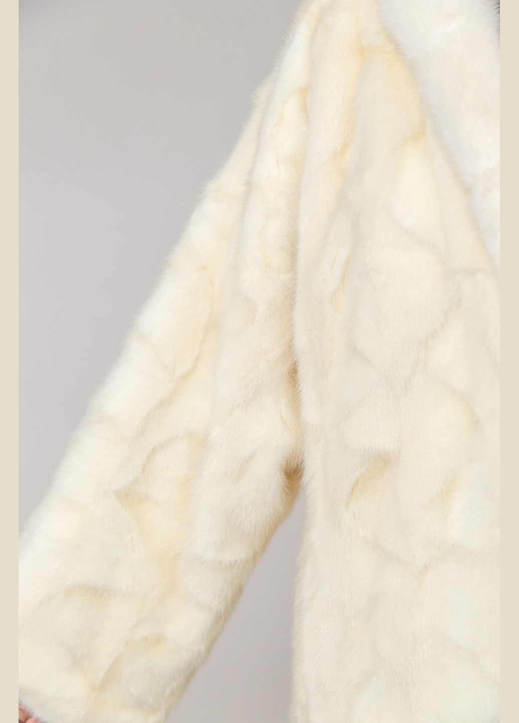 Шуба из норки молочного цвета Chicly Furs (289060599)