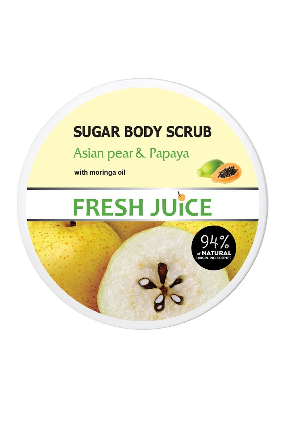Сахарный скраб для тела Asian Pear & Papaya 225 мл Fresh Juice (283017504)