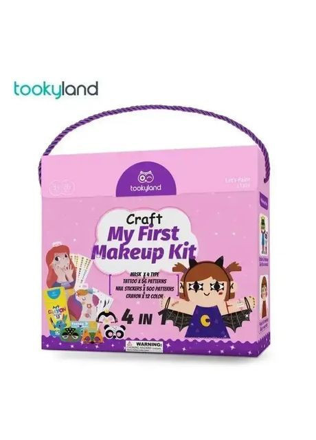 Набір для гриму Бокс 4в1 для першого мейкапу Tookyland (366023540)
