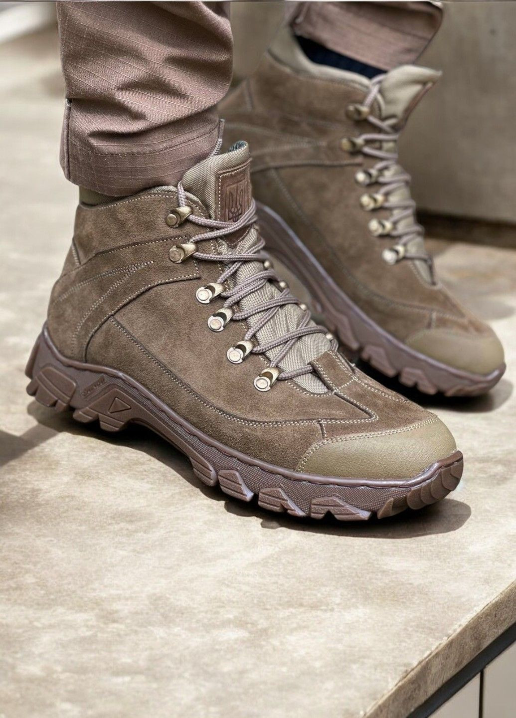 Берці Чоловічі Зимові Тактичні. 36-50р Койот. Спеціальна трекінгова підошва! MBZM-1030 No Brand (301138738)