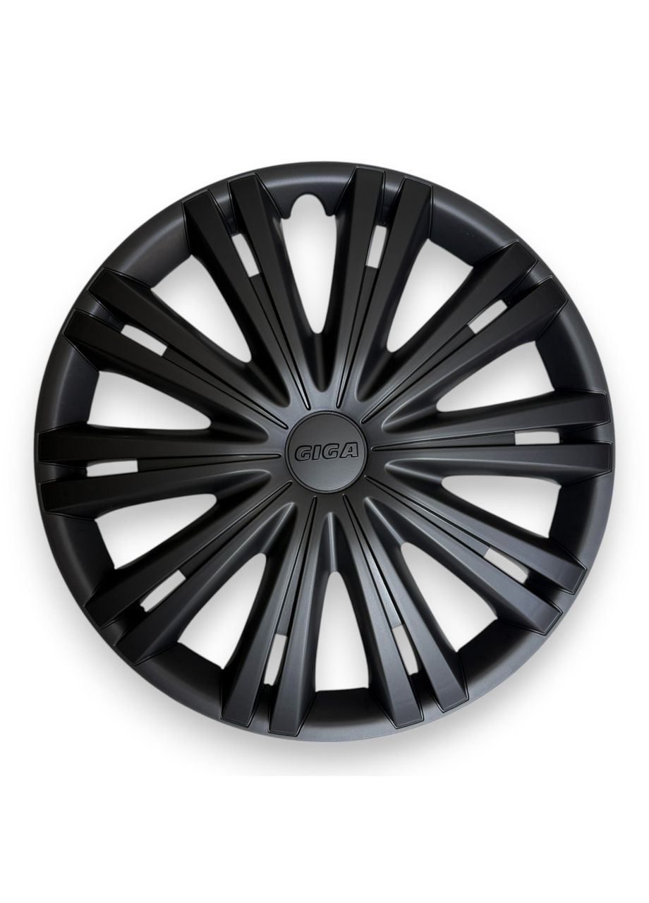 1 штука Колпак на колесо Giga Black R13 колпаки на диски Гига Блэк Р13 1 шт. No Brand (364462866)