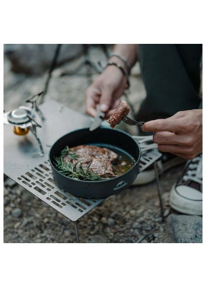 Набір туристичного посуду CNK2300CJ0002 1,2 л алюміній (6976023929595) Naturehike CNK2300CJ0002 1, 2 л алюміній (369880860)