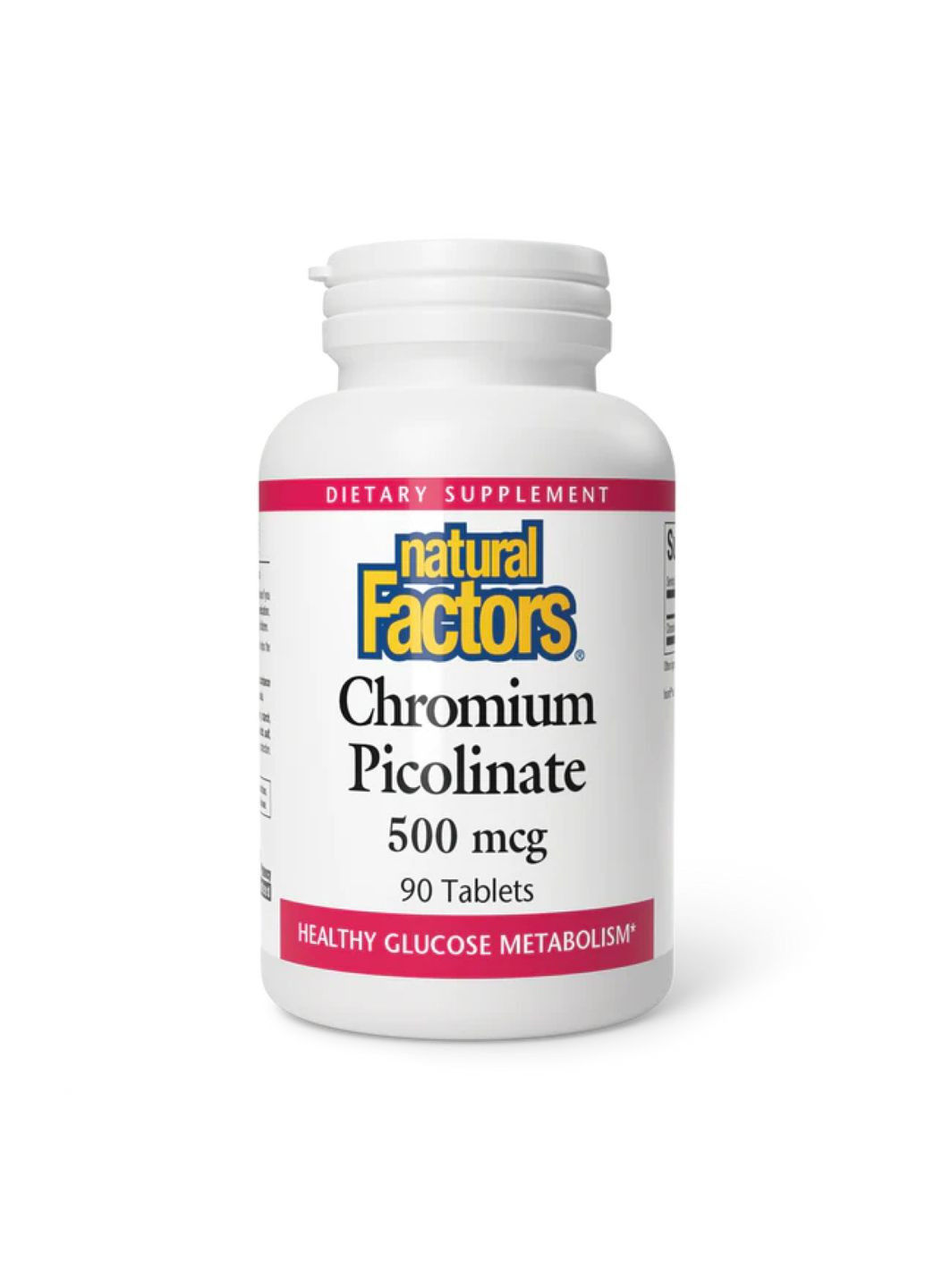 Хром пиколинат 500мг 90 таблеток для контроля сахара в крови и похудение поддержание метаболизма Natural Factors (368988453)