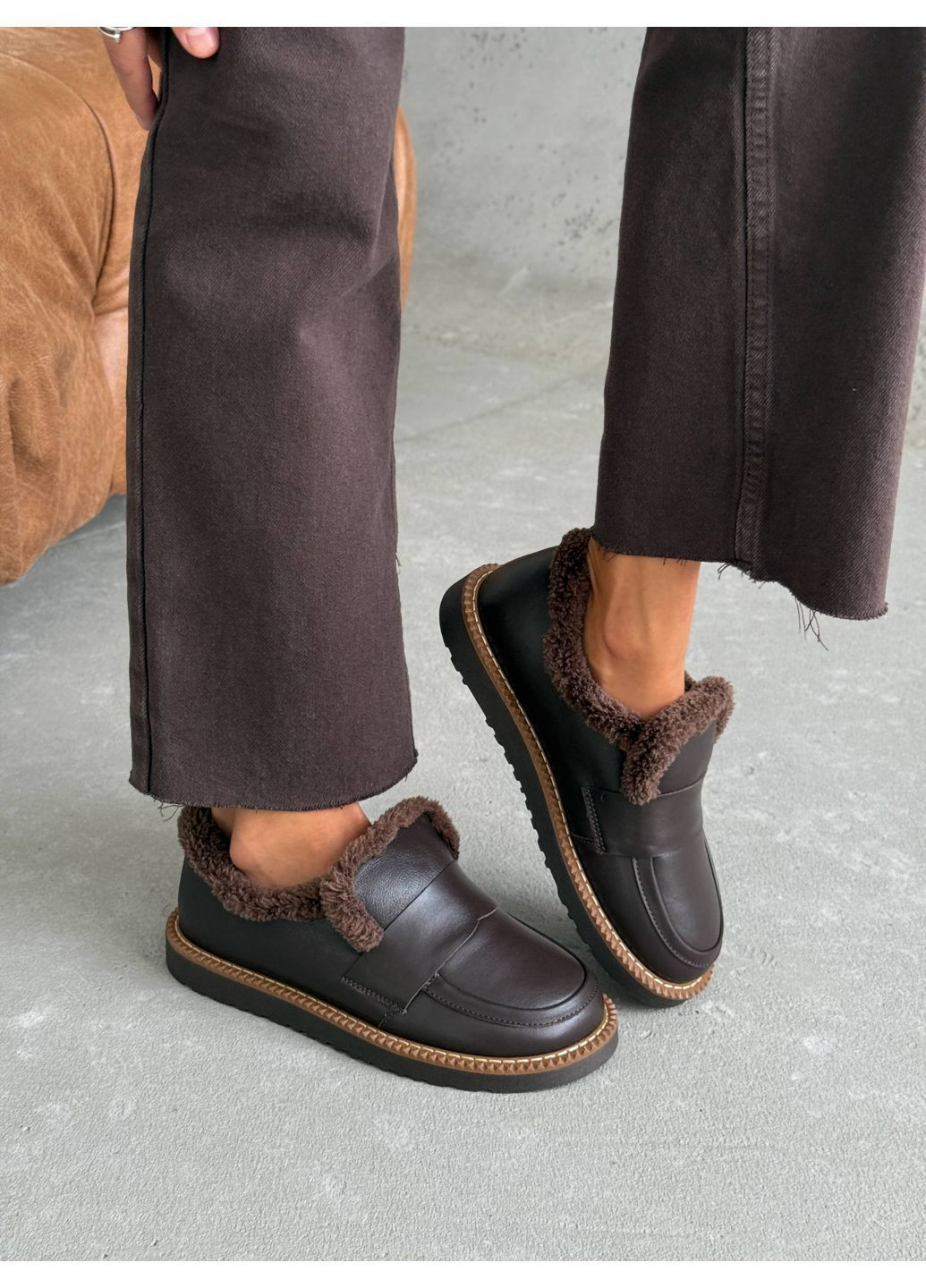 🔥 анатомические зимние лоферы "kerstin" No Brand